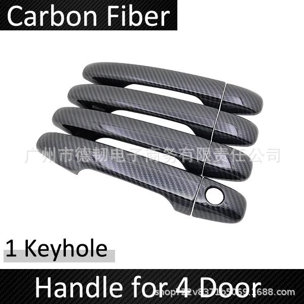 Wish AE20 2010-2017 Carbon Fiber Door Handle Cover Sticker Decoration