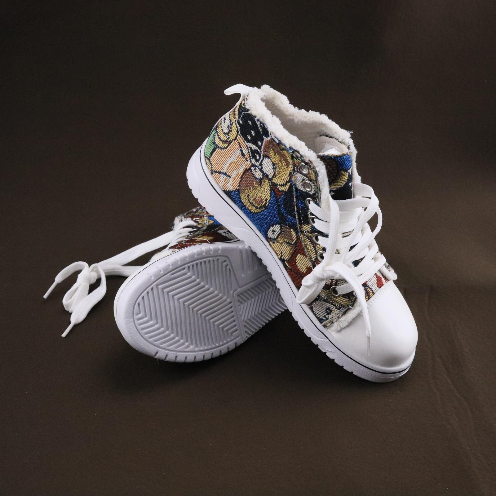 

Высокие парусиновые кеды, мужской нишевый дизайн, оригинальный тай-дай, парные универсальные туфли, мужские модные туфли Гаобан 43