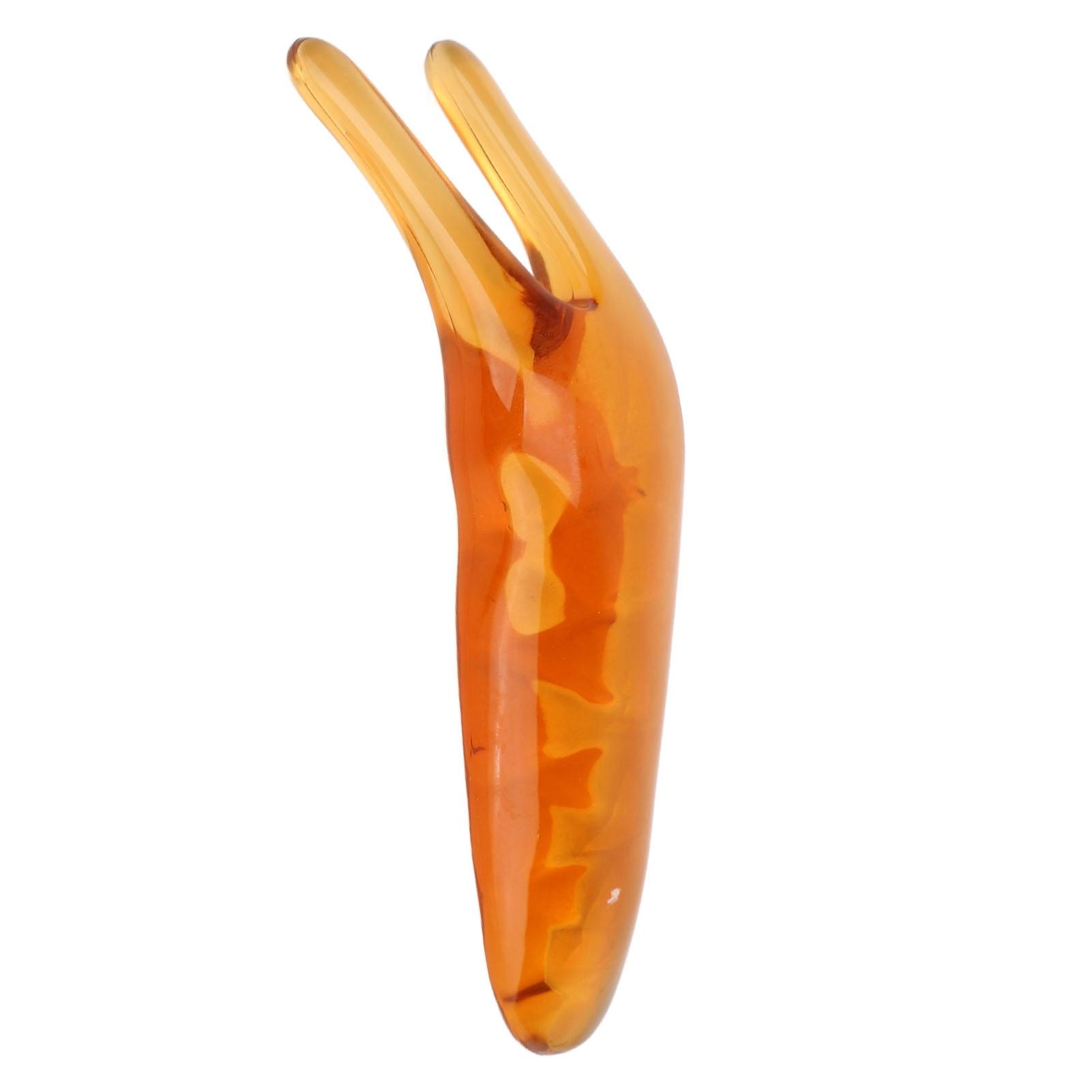 

Массажер для уменьшения носа ABS Burr Free Smooth устраняет отечность Маленький скребок для носа для красоты янтарь