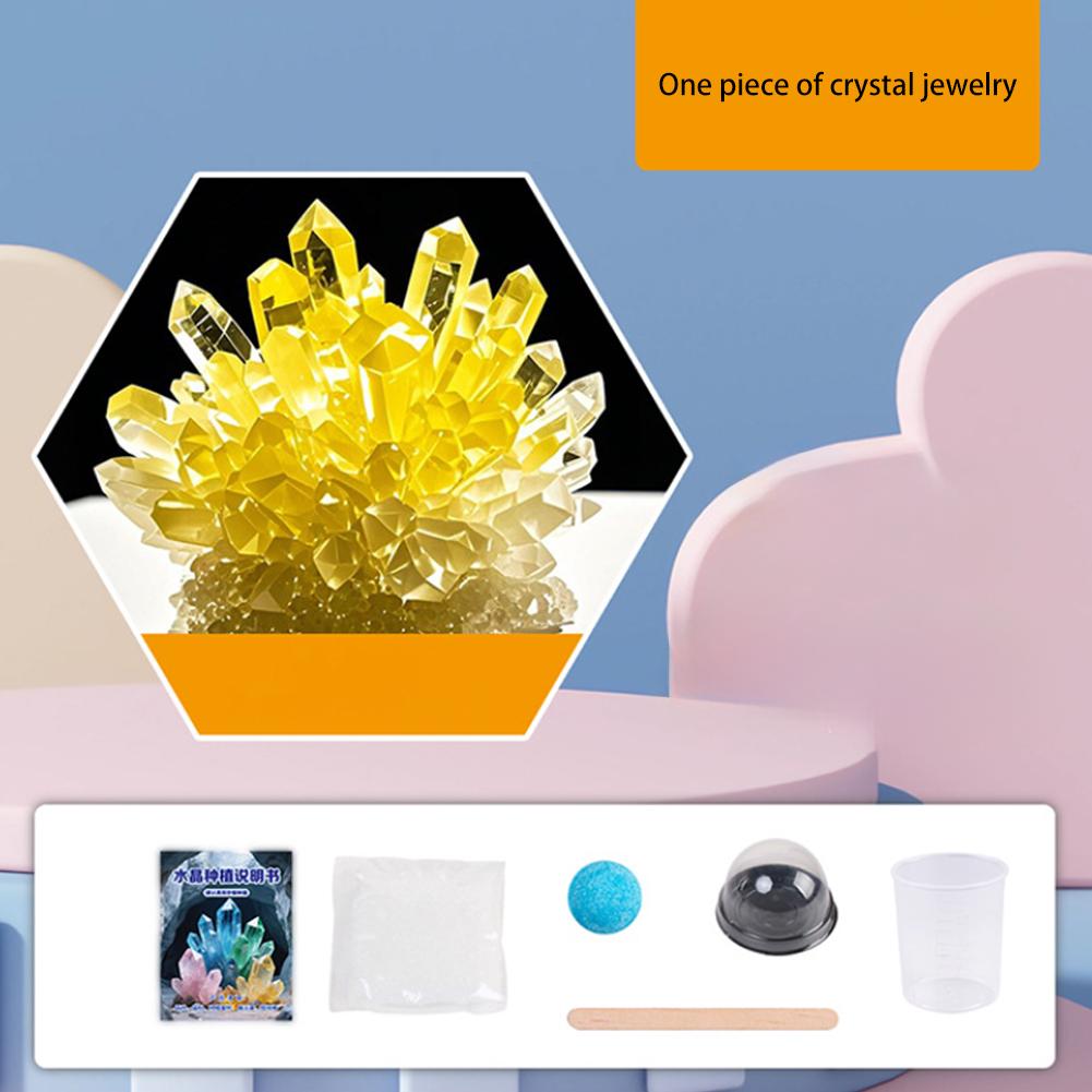 Crystal Planting DIY Scientific Experiment Set Chemical Experiment Educational Toy Handmade Toys Gift for Children Kid