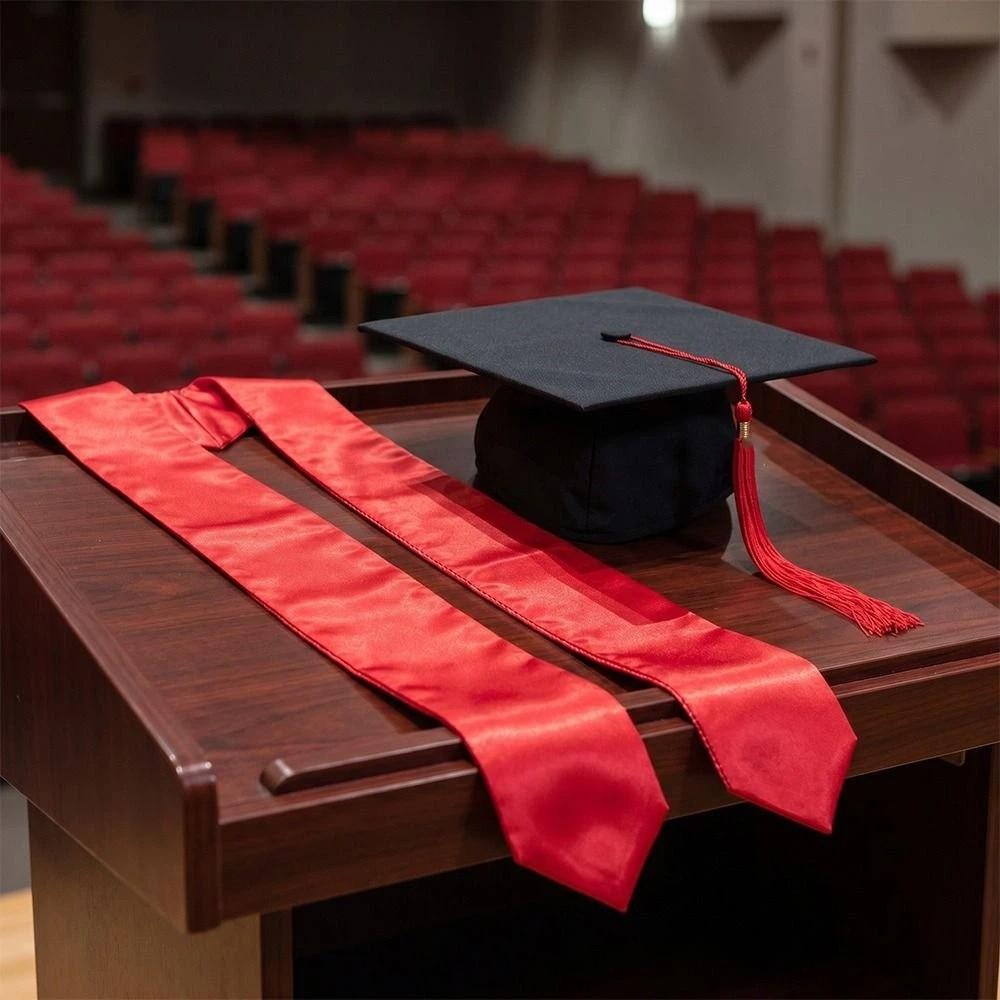 Satin Fabric Graduation Season Set University Graduation Set Student Commencement Party