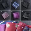Fashion Paisley Pocket square embroidery Hankies Chest Towel Men handkerchief