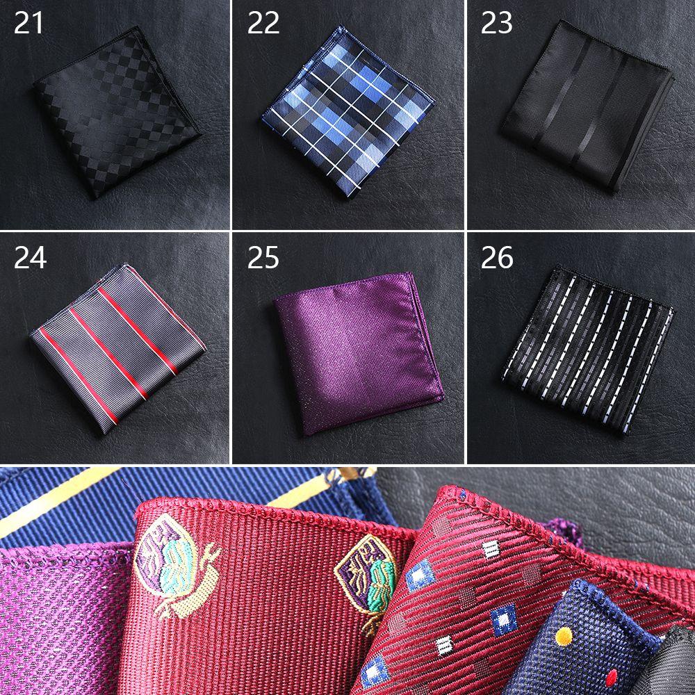 Fashion Paisley Pocket square embroidery Hankies Chest Towel Men handkerchief