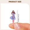 1/64 Miniature Girl Figures 1:64 Scale Mini,Collection Realistic Diorama Tiny People Model for