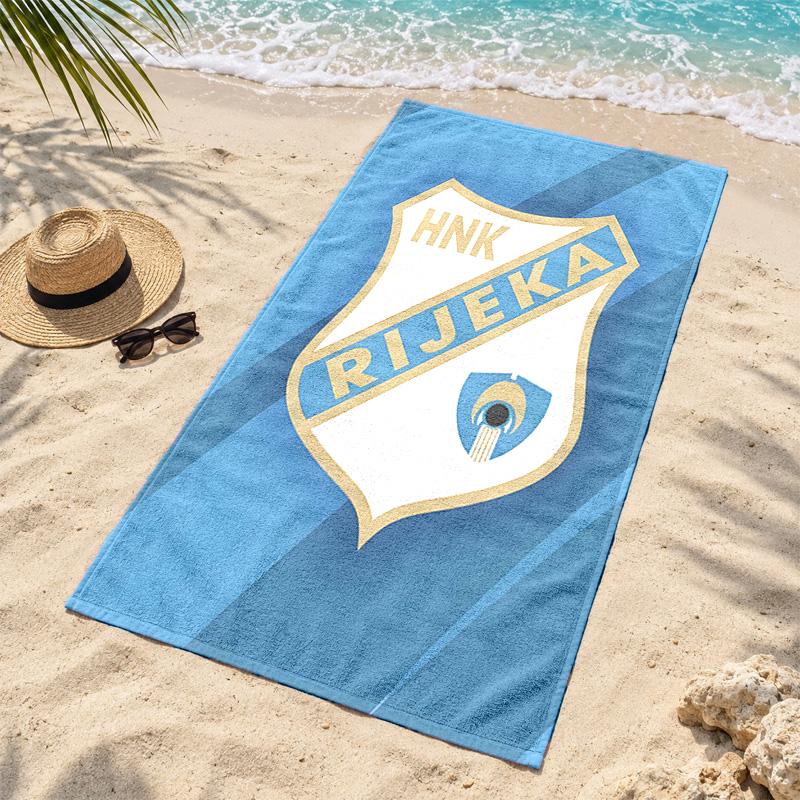 HNK Rijeka Strandtuch Schnelltrocknend Sandfrei Leichtgewichtig Strandtücher für Reisen Schwimmen Camping