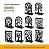 Tree of Life Metal Bookend: Elegant Desktop Bookshelf and Book Holder