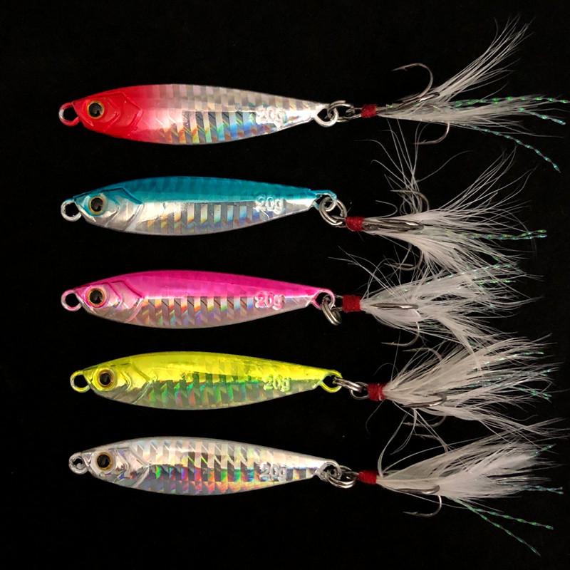 Ma Brand Slow Retrieve Shore Casting Blade Lure: Metal Bait & Hook for Fishing