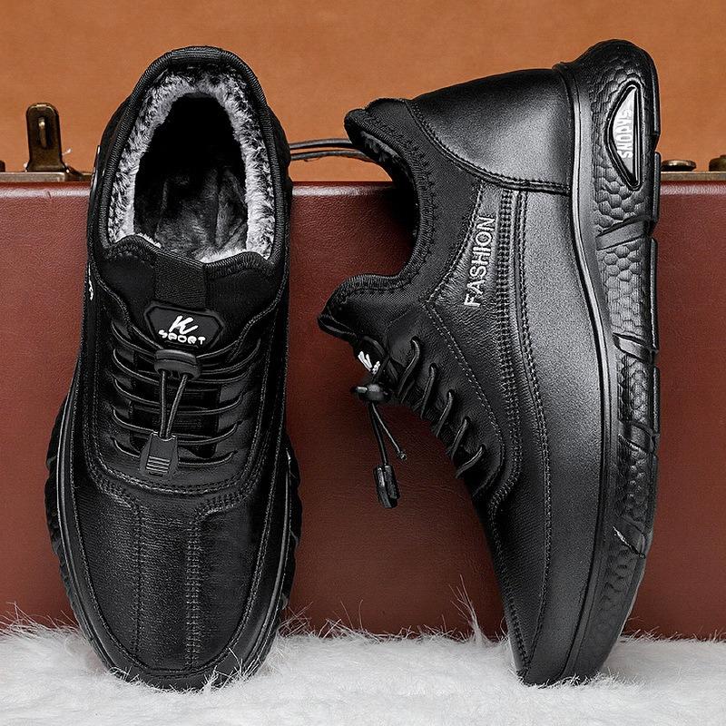 Cotton Shoes Men's Winter Sports Shoes Cotton Shoes Piled Thickened Men's Winter Boots Warm Snow Boots