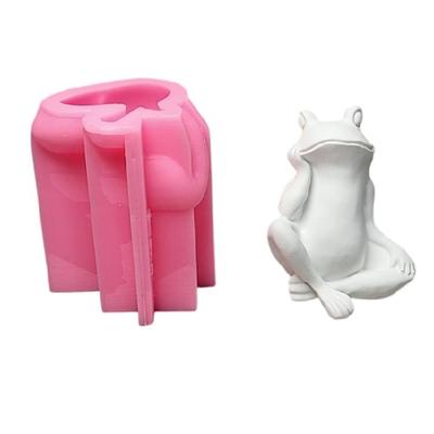 3D Animal Statue Silicone Molds for Making Candle Soap Chocolate Fondant Candy Baking Cement Clay Silicone Molds