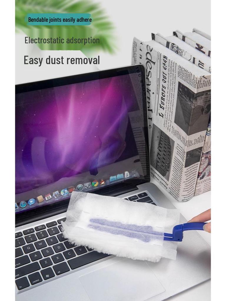 Electrostatic Disposable Dusting Duster for Crevices and Household Cleaning