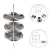 Multi-Tier Serving Stand Stainless Steel Tray Easy To Clean