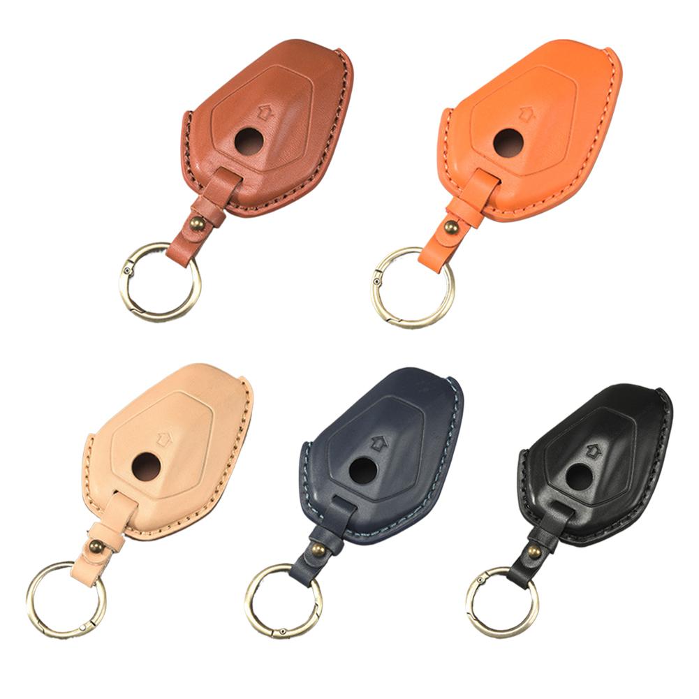 Motorcycle Key Case Car Key Holder Hand Cowhide Wear Resistant Durable Portable Shell Housing Accessories For BMW 1300GS R12 Key