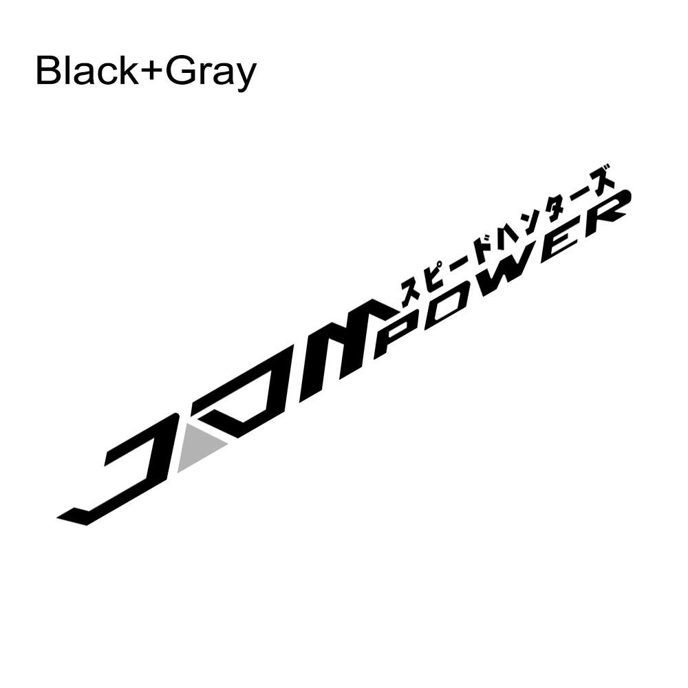 JDM Japanese Racing Vinyl Decal for Car Windshield Waterproof Non-Fading Self-Adhesive Car Sticker Auto Decoration Accessories