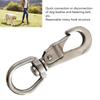 2pcs 316 Stainless Steel Flag Pole Clips Rotating Eye Snap Dog Leash Hook  Dog Leashes