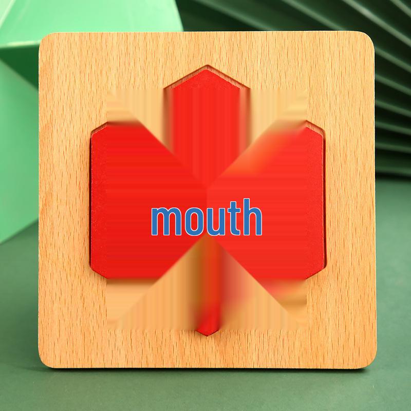 Wooden 3D Educational Puzzle for Toddlers - Interactive, Creative Hands-on Toy for Ages 1-3