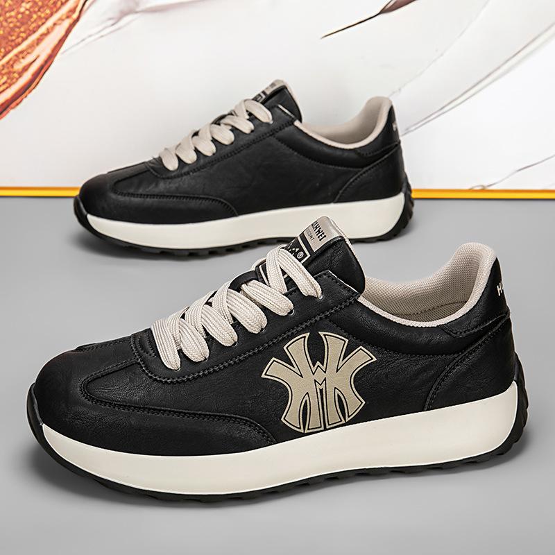 Men's casual shoes British retro trendy shoes men's microfiber leather surface high-end light luxury men's shoes offline