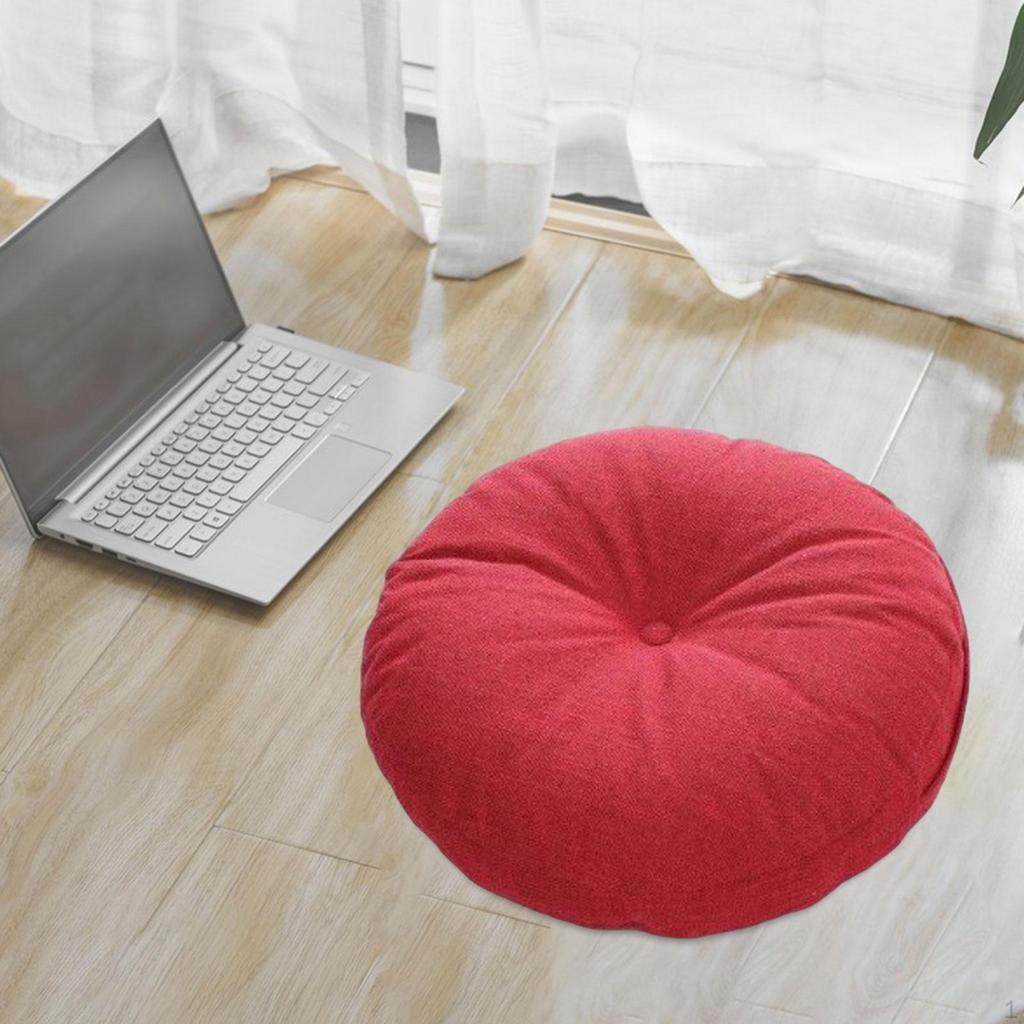 Cushion Pad for Floor Seating, Round Pillow Mat Sofa Bed, Suitable Adults And Kids
