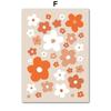Nordic Simple Wall Art Abstract Colorful Flower Bohemian Canvas Poster Printing Home Bedroom Living Room Decoration Gifts