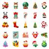 10/30/50/100pcs Kawaii Cartoon Christmas Stickers Santa Claus Aesthetic Decals Toy Kids DIY Diary Laptop Scrapbook Cute Sticker