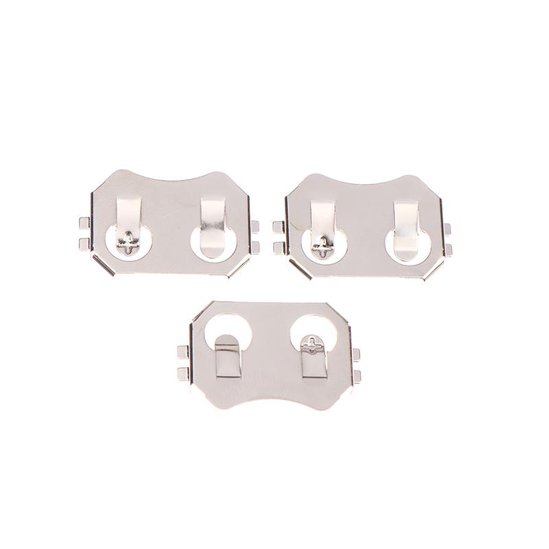 10 Stücke Geklebt Smd Tab Cr2032 Batterie Knopfzellenhalter Knopfzellenhalter Batteriehalter Oberflächenmontage Pcb Reflow Lötbar