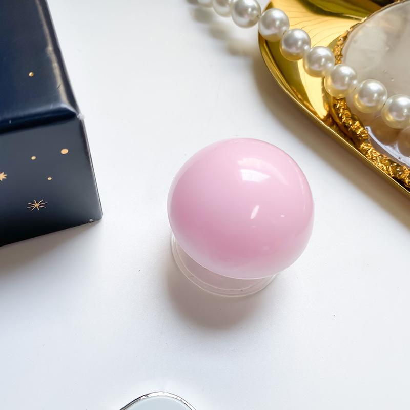 Red Nose Crystal Ball Solid Color Mobile Phone Airbag Bracket Desktop Lazy Air Cushion Support Frame Niche Creative Retractable