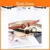 2022 New Round Buckle Belt Women's Fashion Simple Retro Waist Belt Decoration Jeans Belt