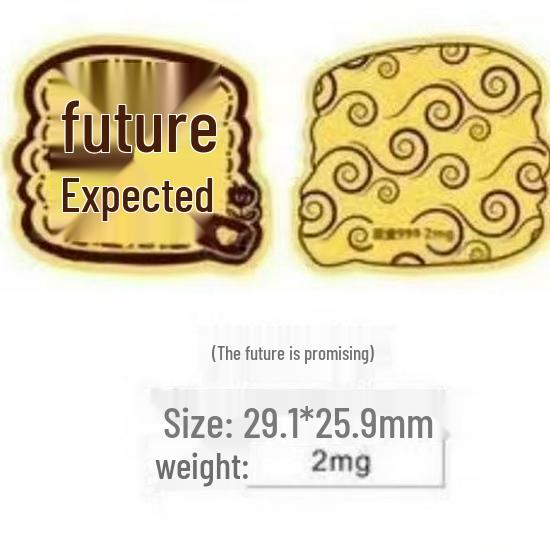 Gold Foil Lucky Cat & God of Wealth Phone Sticker – Prosperity Charm, Treasure Vault Gift