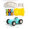Mokkansha Slope Car Spinning Rainbow Looping Toy Extension Mini Baby Set of 6 Wooden Kindergarten Entry Fingertip Training Toy, Slider, Slope,