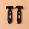 2Pcs Heavy Duty Black Tail Box Buckle Hood Lock Bumper Trim Lock Rear Retractor Cover Clip Corrosion Resistant Strong Adjustable Thread Lock3