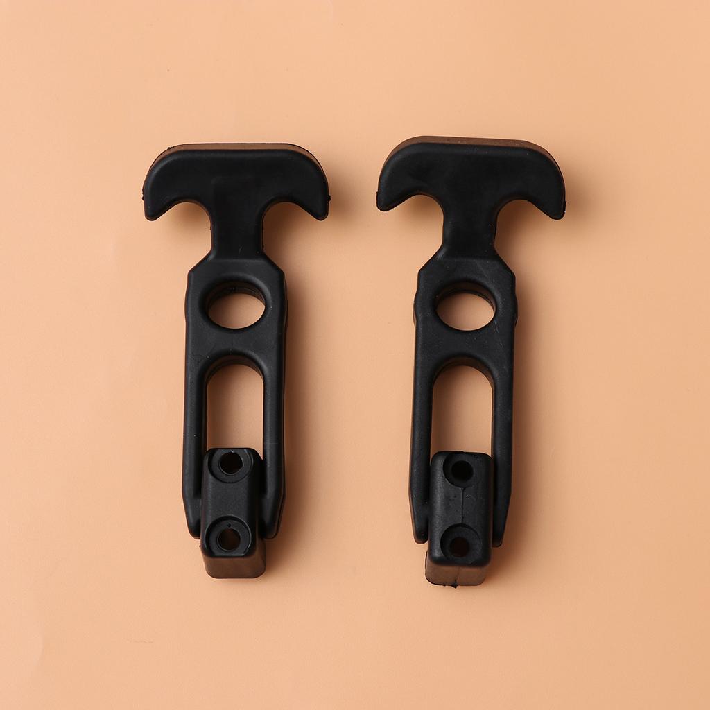 2Pcs Heavy Duty Black Tail Box Buckle Hood Lock Bumper Trim Lock Rear Retractor Cover Clip Corrosion Resistant Strong Adjustable Thread Lock3