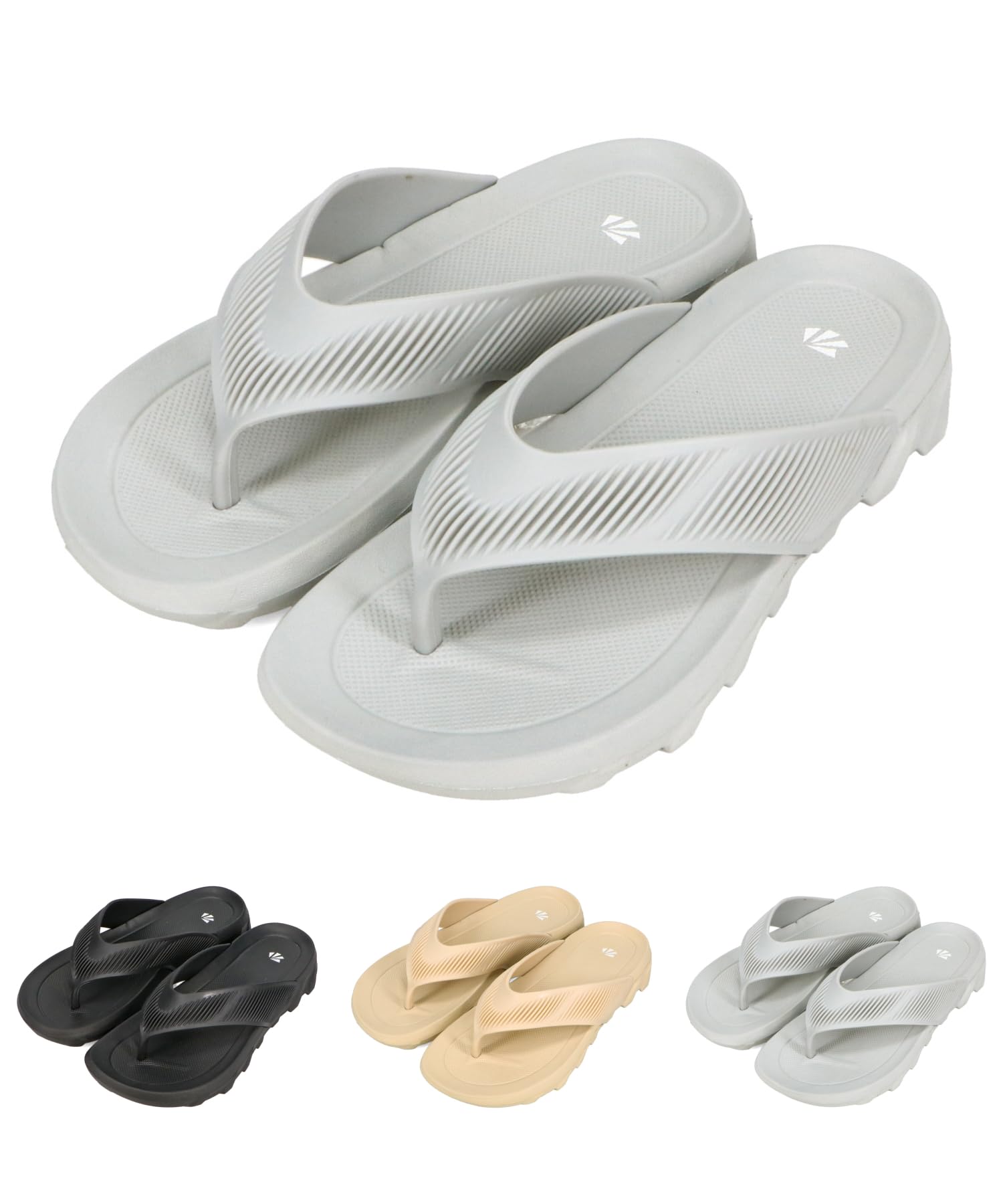 

Oriental Traffic OT3227 Унисекс Восстанавливающие шлепанцы Shock E, Сандалии, Легкие, Амортизация, 24.5 см, серый