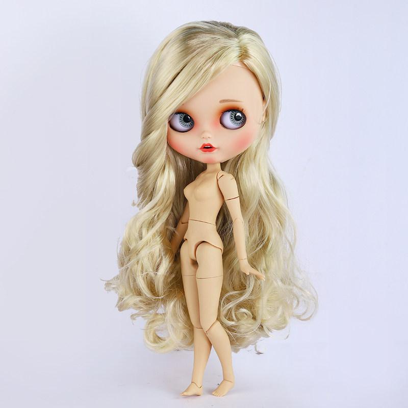 ICY blyth pop 1/6 Pop BJD Gewrichtslichaam Bruine huid Mat gezicht 30cm speelgoed cadeau Anime Girl SD