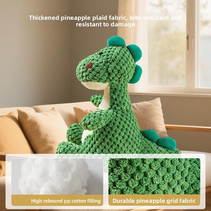 Pet Dinosaur Plush Sound Toy For Small Dogs And Cats With Durable Material