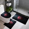 Arsenal Bathroom Mat Set 3Pcs Bath Mats Set For Home Decoration Bathroom Decor Elegant Floor Mats