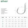 10pcs Lure Sea Fishing Hooks Thickened Anti-corrosion High Carbon Steel Fishhooks With Barbs Fishing Tackle