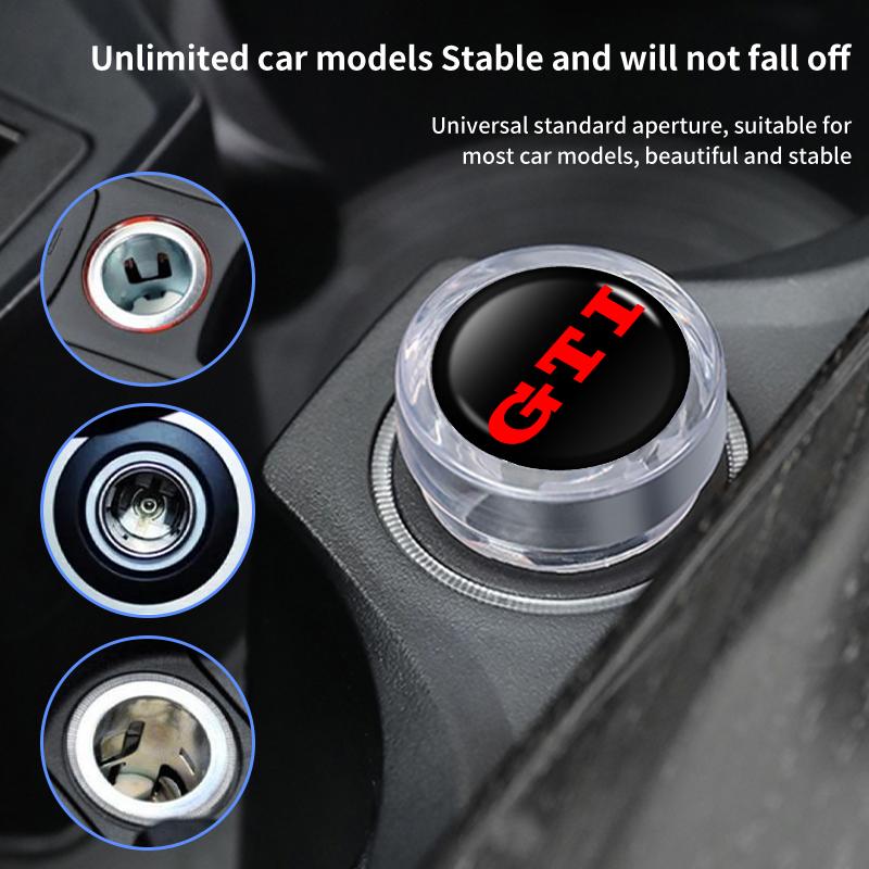 CUP1 Car Cigarette Lighter Dust Proof Protect Cover Lighter Button For Volkswagen VW GTI Tiguan Passat B5 B6 B7 CC Jetta MK5 MK6 Polo