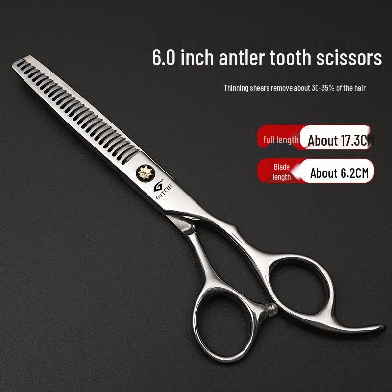 

6-дюймовий професійний набір перукарських ножиць: Плоскі та зубчасті ножиці