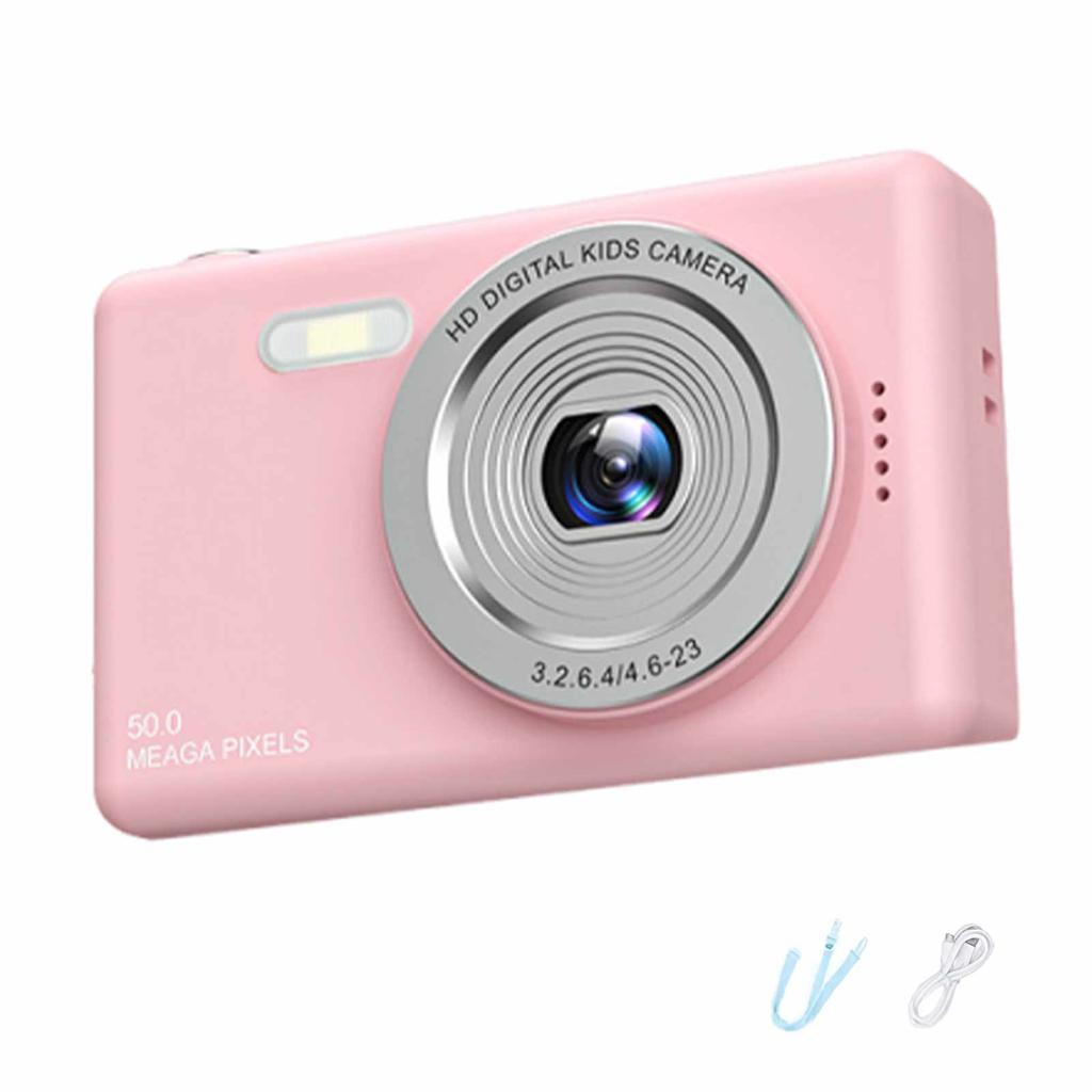 4K Digital Camera with Anti Shake Portable Selfie Camera 48MP High Resolution for Kids Starter Children Student Girl Boy