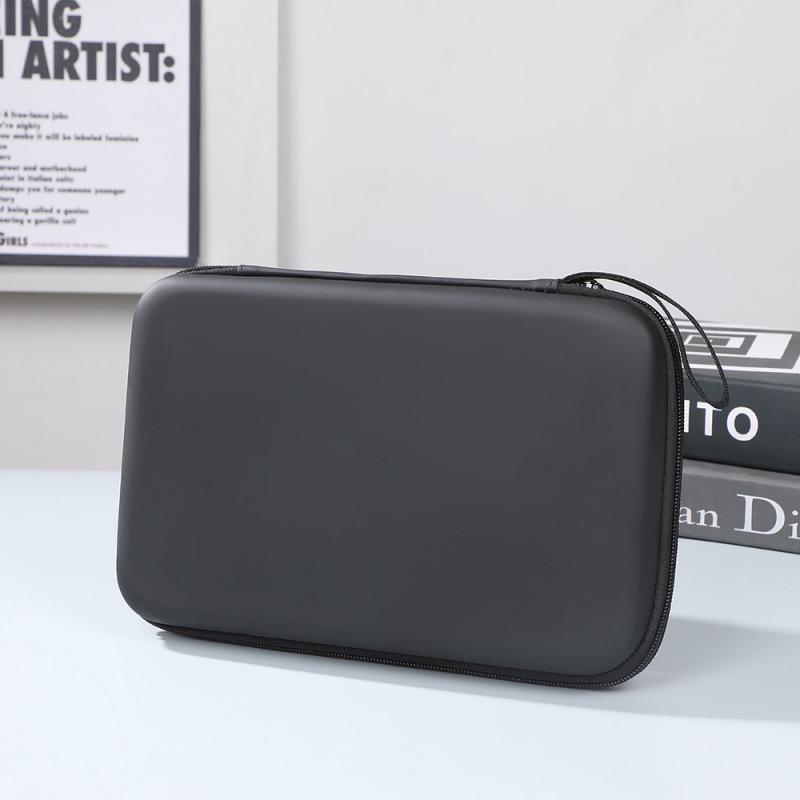 Durable Hard Shell Square Table Tennis Racket Bag - Portable Storage Solution