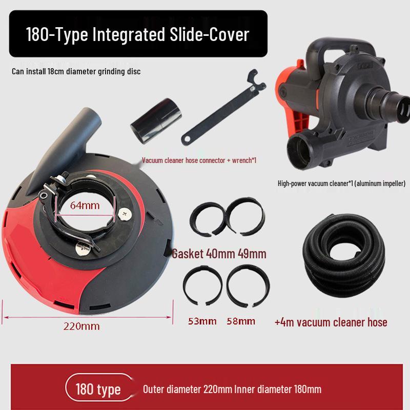 Angle Grinder Dust Collection Cover for Dust-Free Cutting and Polishing