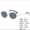Metal Sunglasses Small Frame Wide Thick Legs Oval Foreign Trade Sunglasses High Fashion Thin Sunshade Glasses