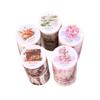 8*300cm 1roll Spring rose theme tape Sticker Decorative Hand Account Diary Album Scrapbooking accessories Masking tape