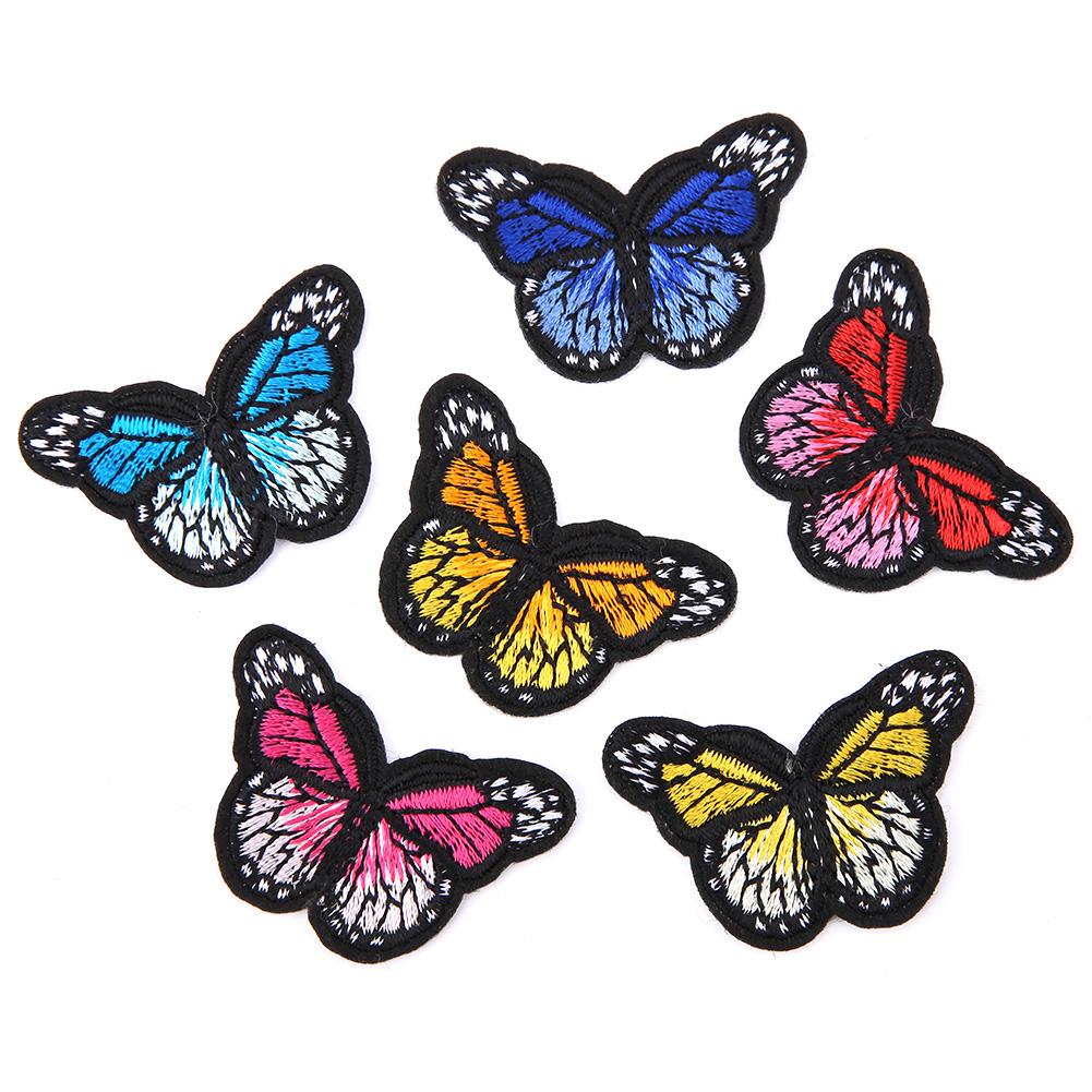 12pcs Set Embroidered Fabric Patches Sewing Bag Clothes Applique Craft DIY Decoration