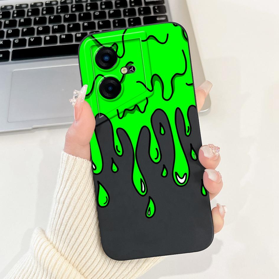 For Tecno Pova Neo Case LE6 LE6h Shockproof Cover Lovely Astronaut Liquid Silicone Bumper For Tecno Pova Neo 3 LH6n PovaNeo Etui