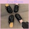 Stylish Flat Mules For Women In Brown Beige And Black Comfortable Retro Design