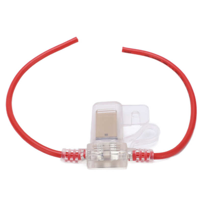 Držák pojistky pro nákladní vozidla Ochrana proti přehřátí Vodotěsný držák pojistkového vodiče 12AWG TPE+ PVC Délka 31,5 cm/ 12,4 palce pro
