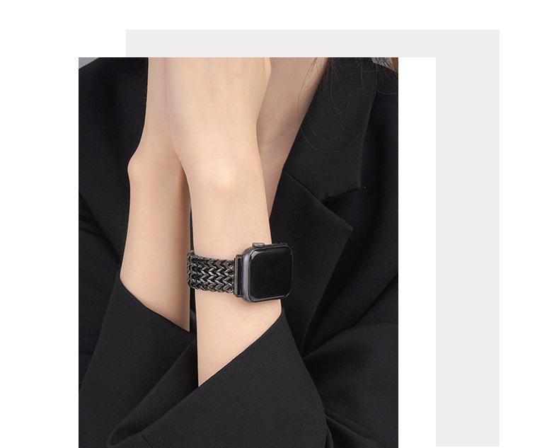 Stainless Steel Love Weaving Watch Band for Apple Watch Ultra/SE