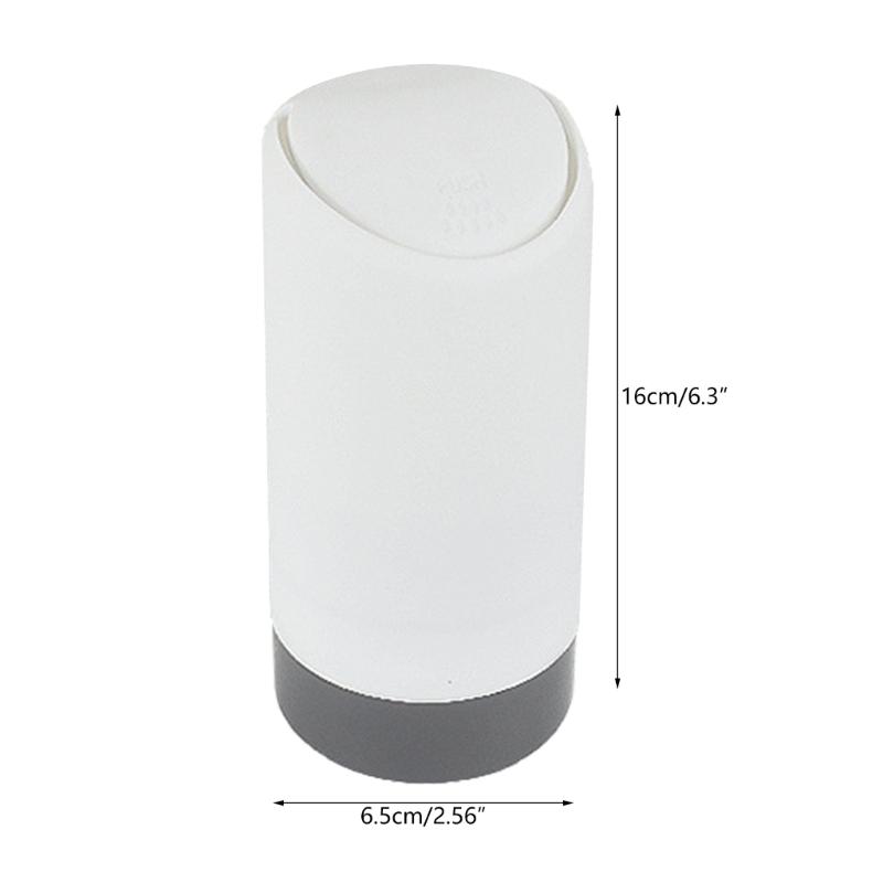 Car Garbage Can with Lid, LeakproofVehicle Automobile CupHolder Car Trash Can, Small Trash Bin Storage Box