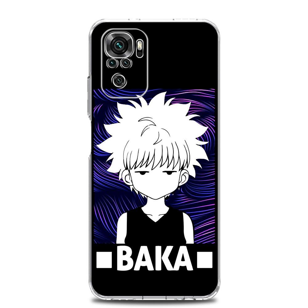 Killua Hunter × Hunter Anime Phone Case For Xiaomi Redmi Note 12 11 9S 9 8 10 Pro Plus 7 8T 9C 9A 8A K40 Gaming Clear Cover