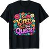 Keine Könige Nur Yas Queens Pride Retro Blumen T-Shirt